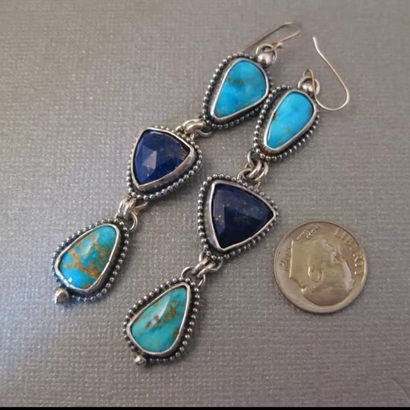 Natural Stones Drop Earrings - Picture 4 of 5